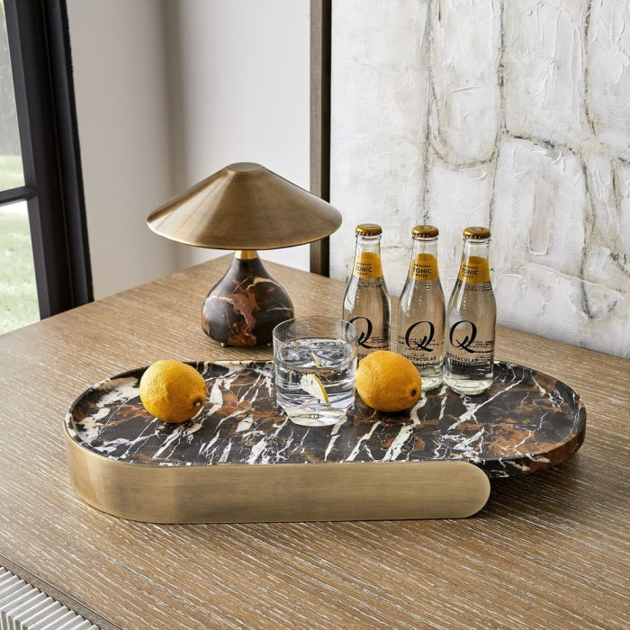 Uttermost Kiss Rechargeable Mini Lamp in Michelangelo Marble