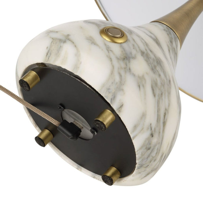 Uttermost Kiss Rechargeable Mini Lamp in Arabescato Marble