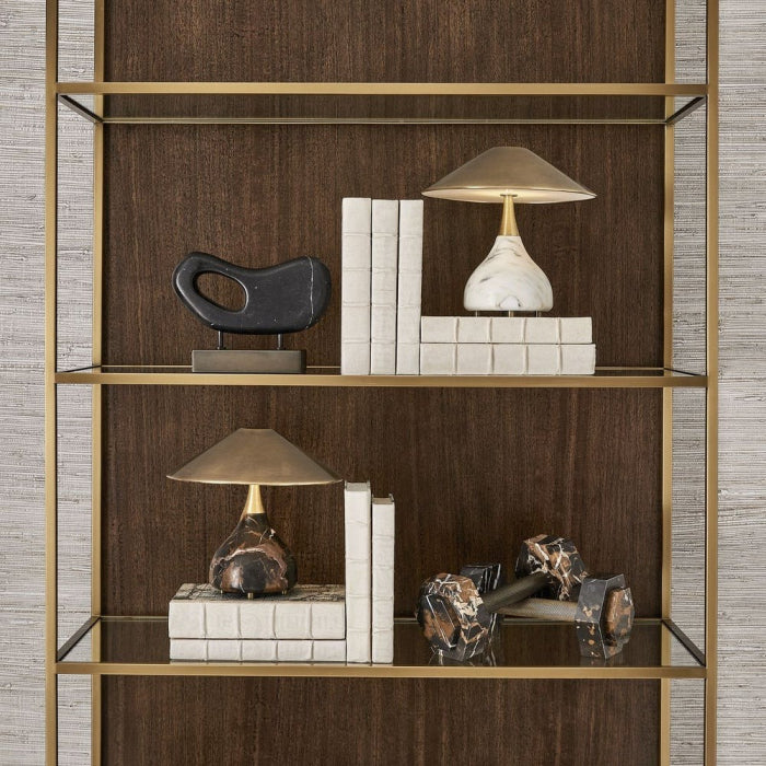 Uttermost Kiss Rechargeable Mini Lamp in Arabescato Marble