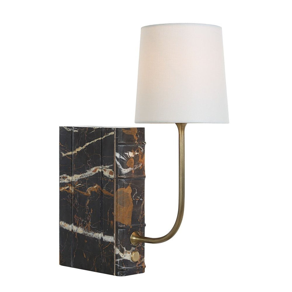 Book Mini Lamp in Michelangelo Marble