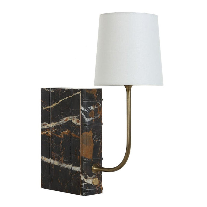 Uttermost Book Mini Lamp in Michelangelo Marble