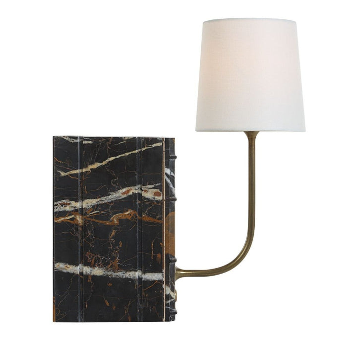 Uttermost Book Mini Lamp in Michelangelo Marble