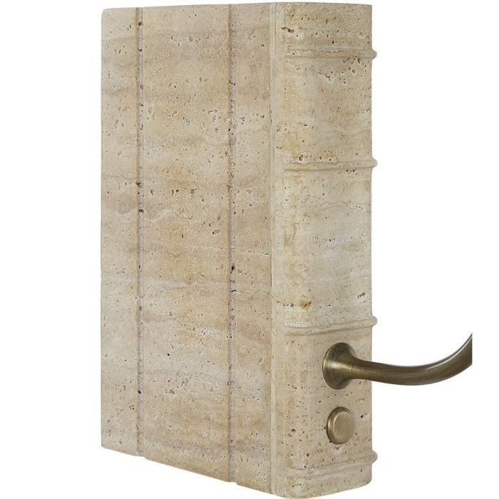 Uttermost Book Mini Lamp in Travertine
