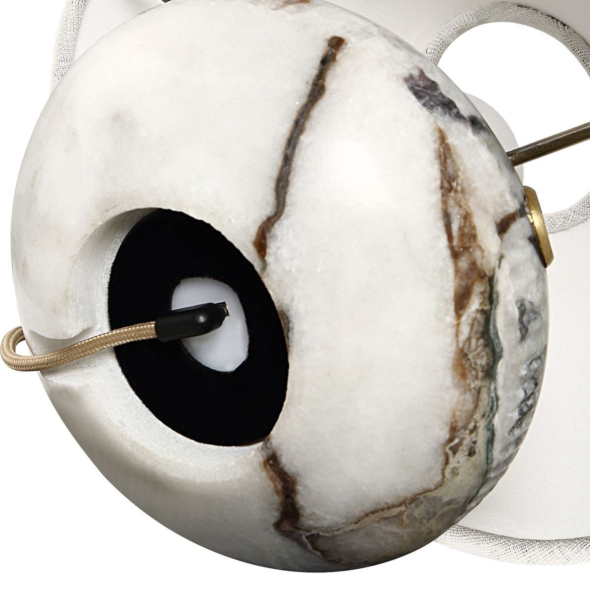 Uttermost Curling Stone Rechargeable Mini Lamp