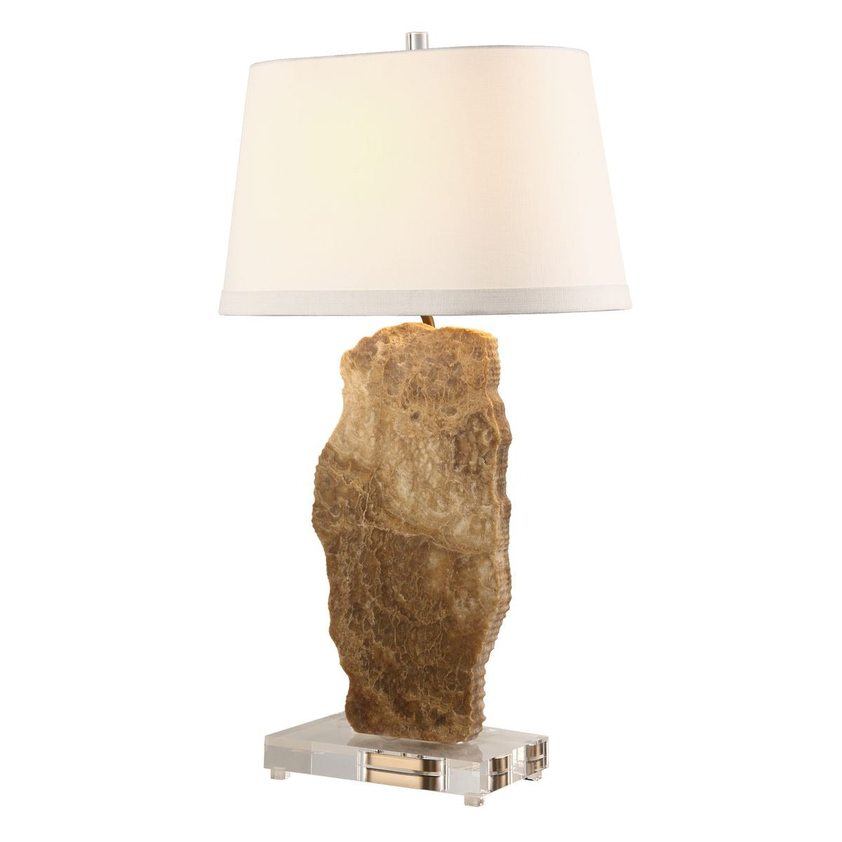 Uttermost Slice Table Lamp - Latte Onyx