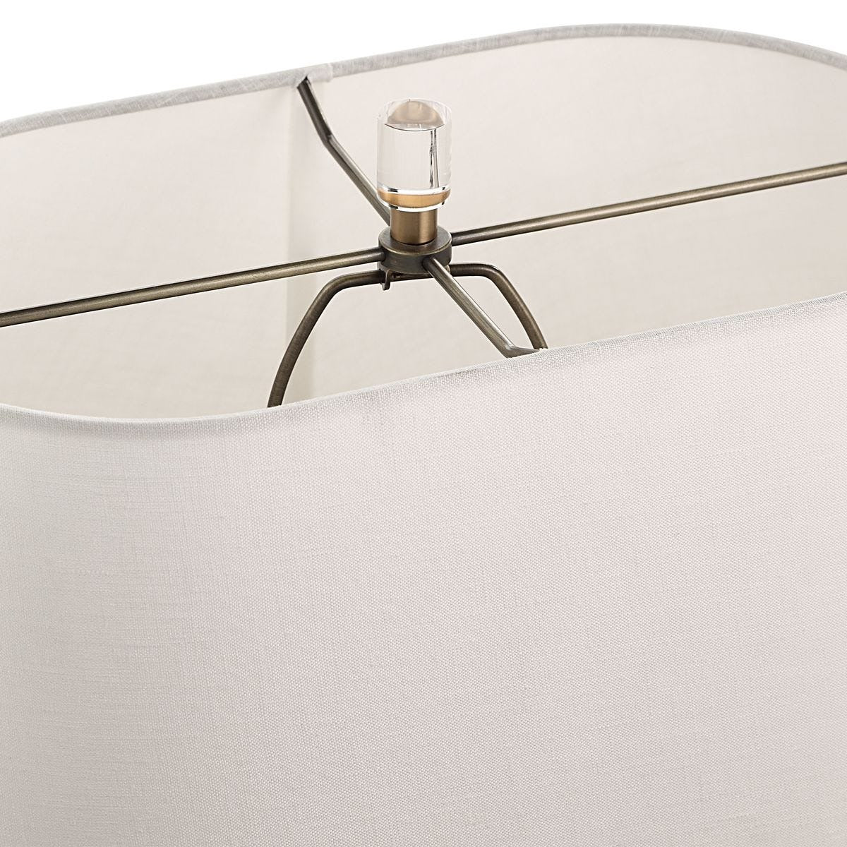 Uttermost Slice Table Lamp - Latte Onyx
