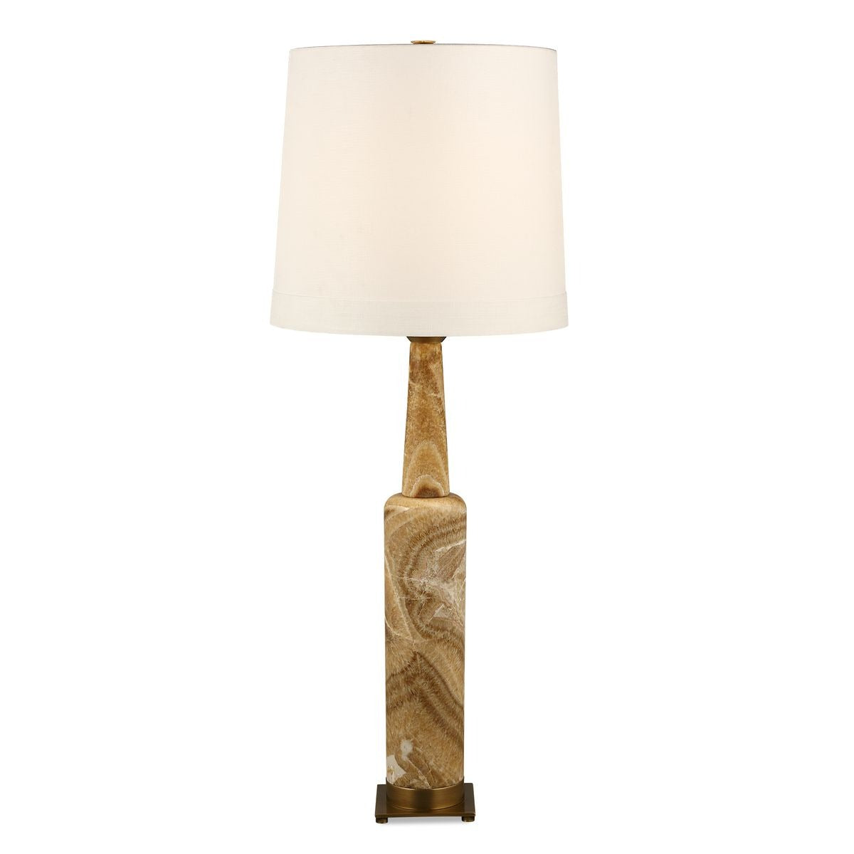 Statuesque Table Lamp - Latte Onyx