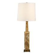 Statuesque Table Lamp - Latte Onyx