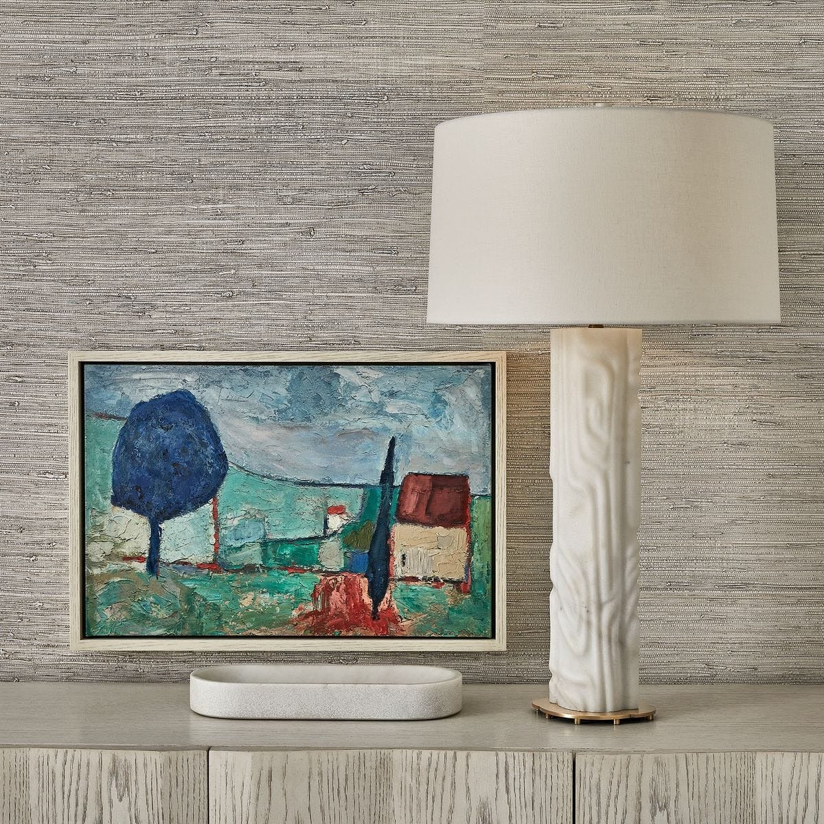 Uttermost Lorraine Framed Canvas