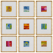 Petite Bijoux Framed Canvases - Brilliant, S/9
