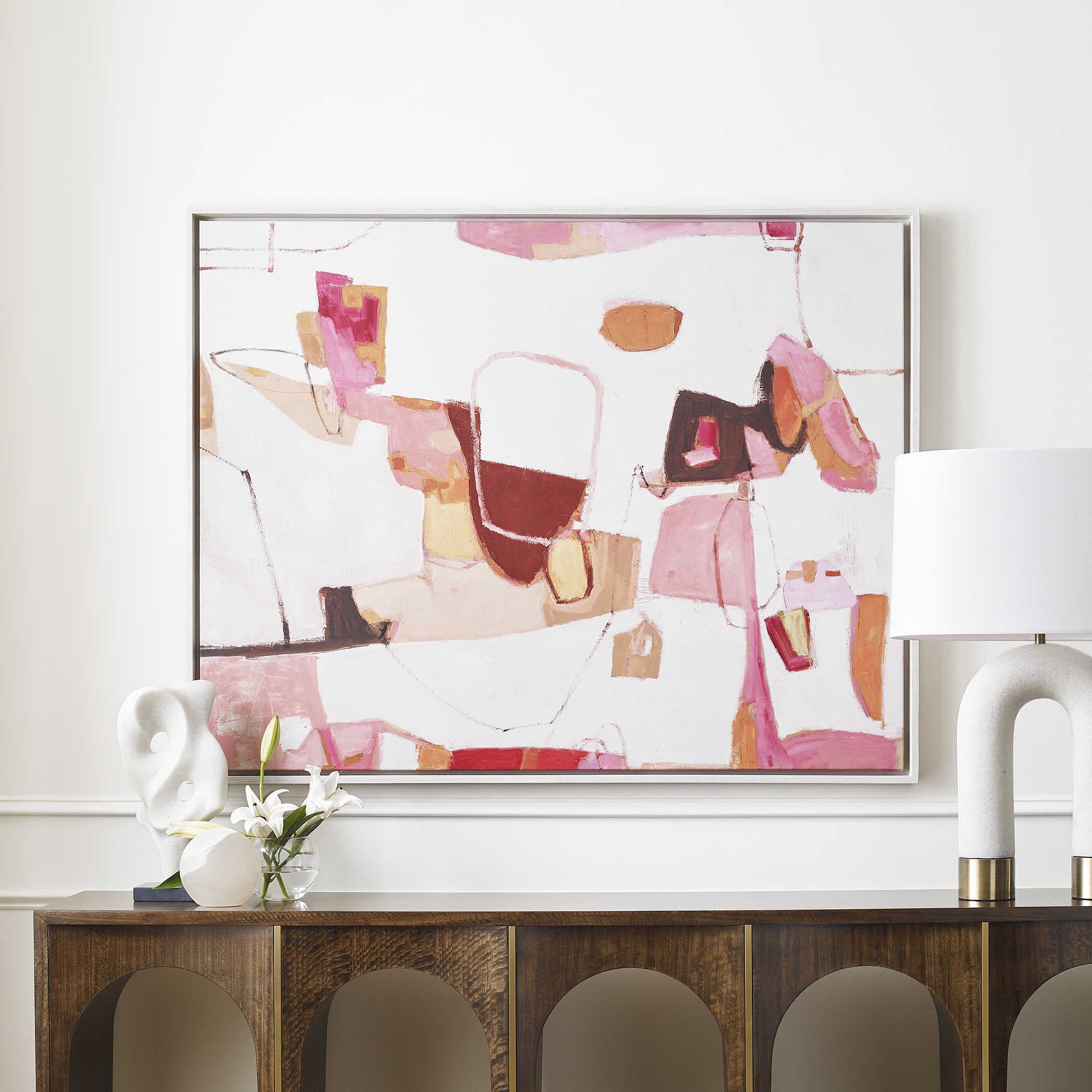 Uttermost She Came For The View Framed Canvas
