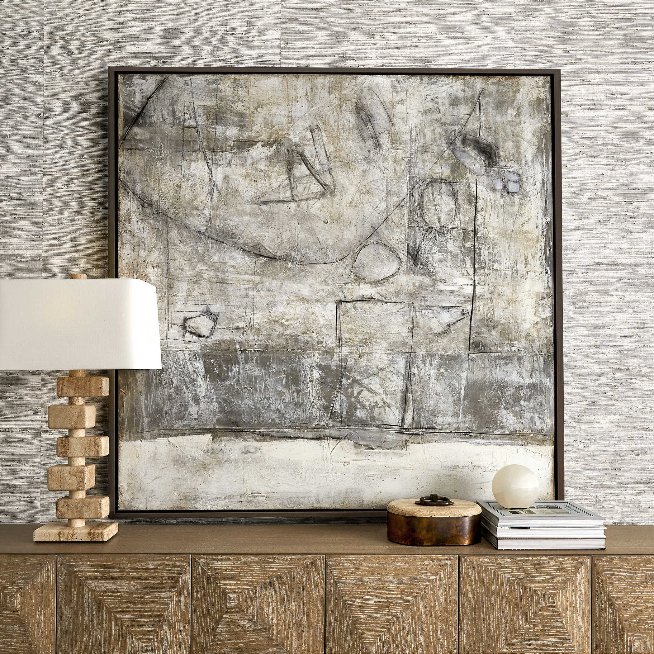 Uttermost Edge of Day Framed Canvas