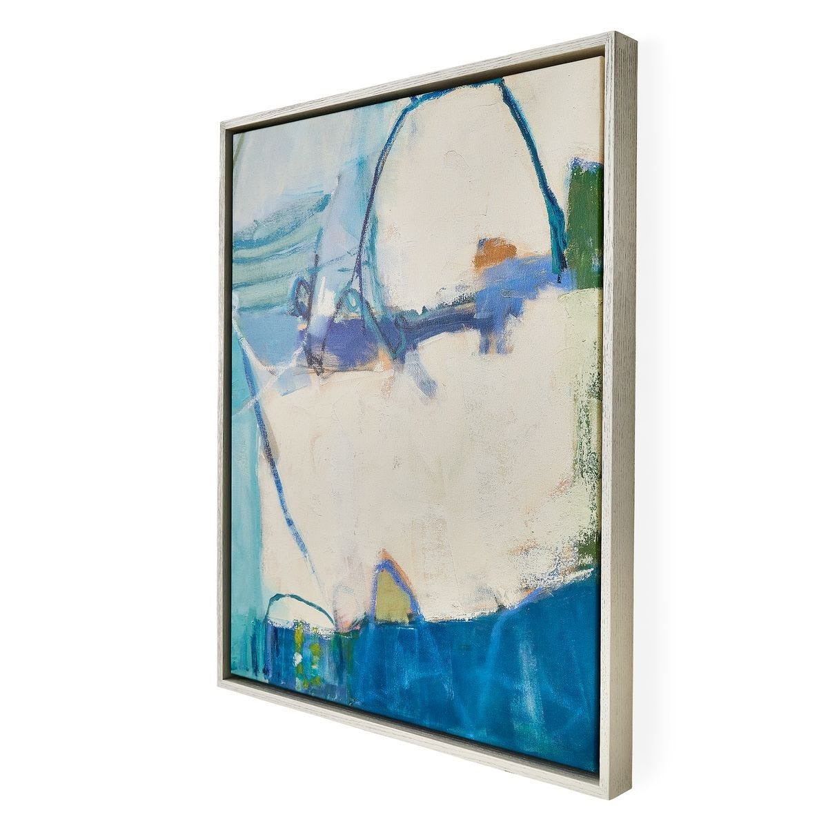 Uttermost Cool Outlook Framed Canvases Set of 4