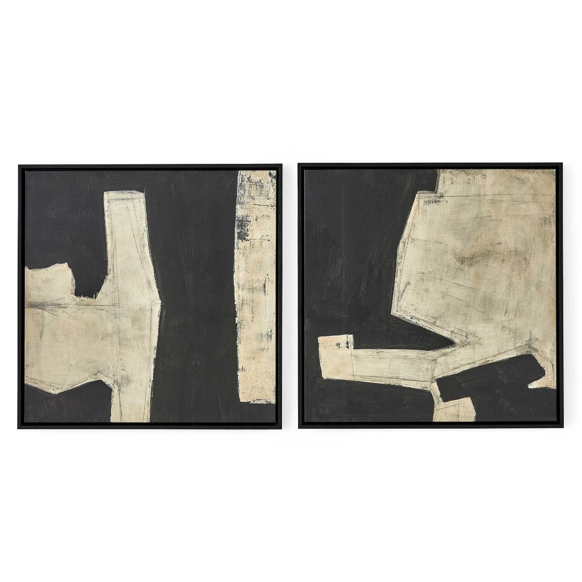 Transformation Framed Canvases, Set of 2