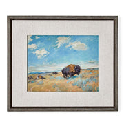 Buffalo Framed Canvas