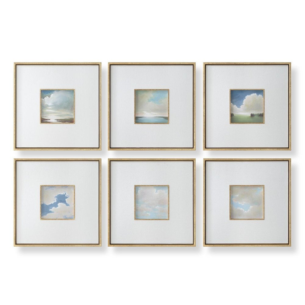 Cumulation Framed Canvases Set of 6