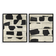 On The Line Framed Canvases Set of 2
