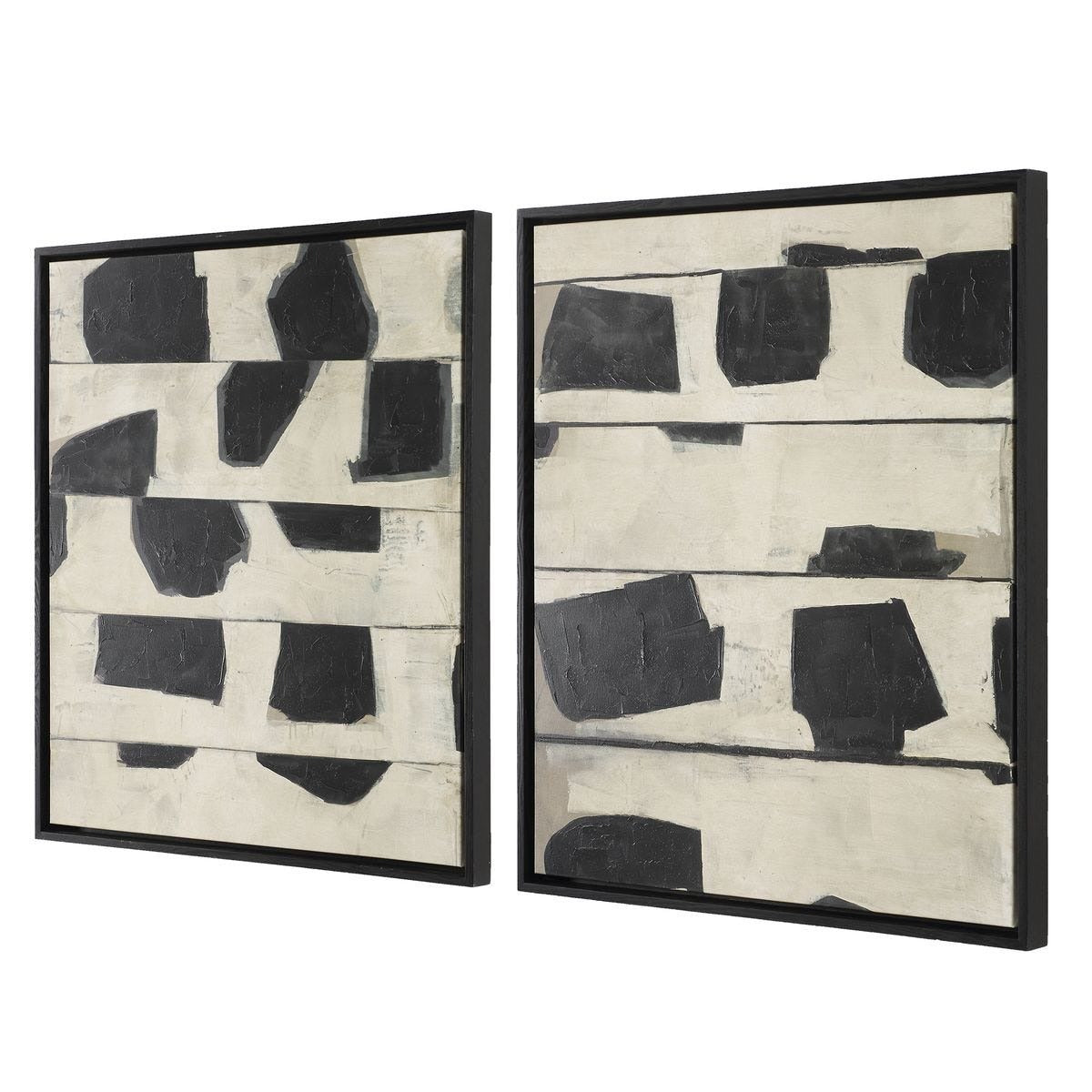 Uttermost On The Line Framed Canvases Set of 2