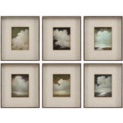 Autumn Cumulation Framed Canvases - Set of 6