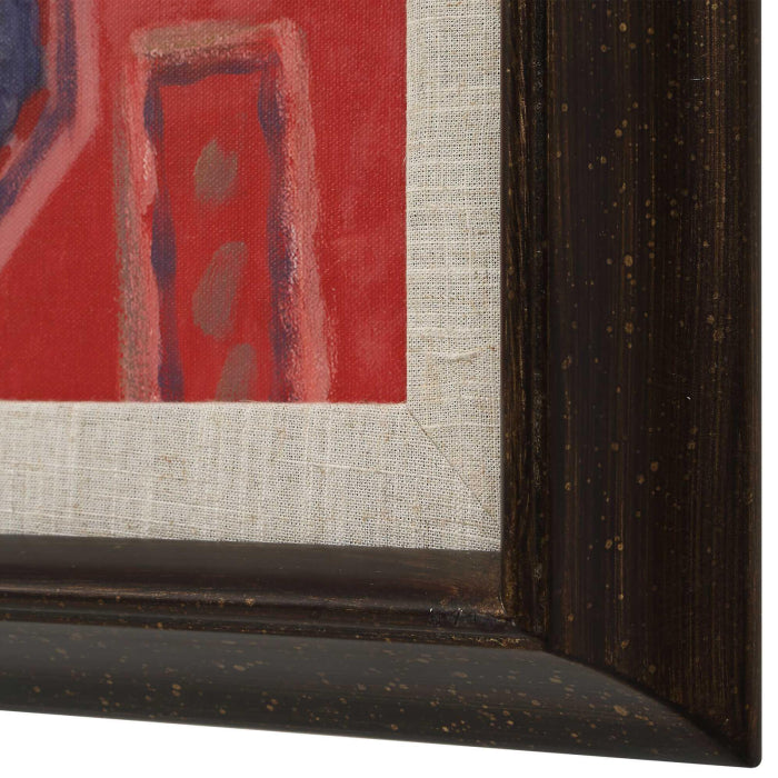 Uttermost Big Red Framed Canvas