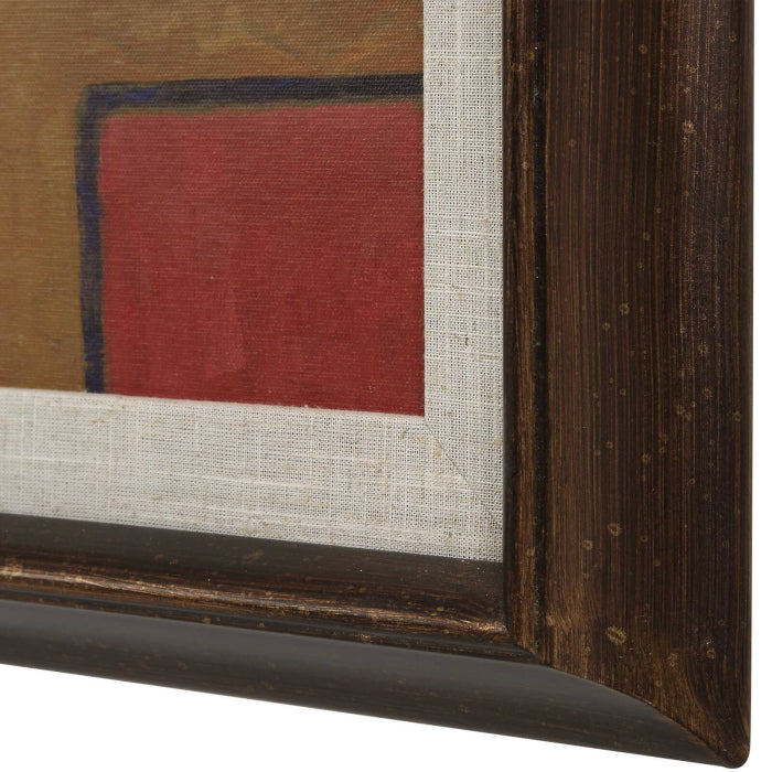 Uttermost Chinoiserie Stems Framed Canvases - Set of 2