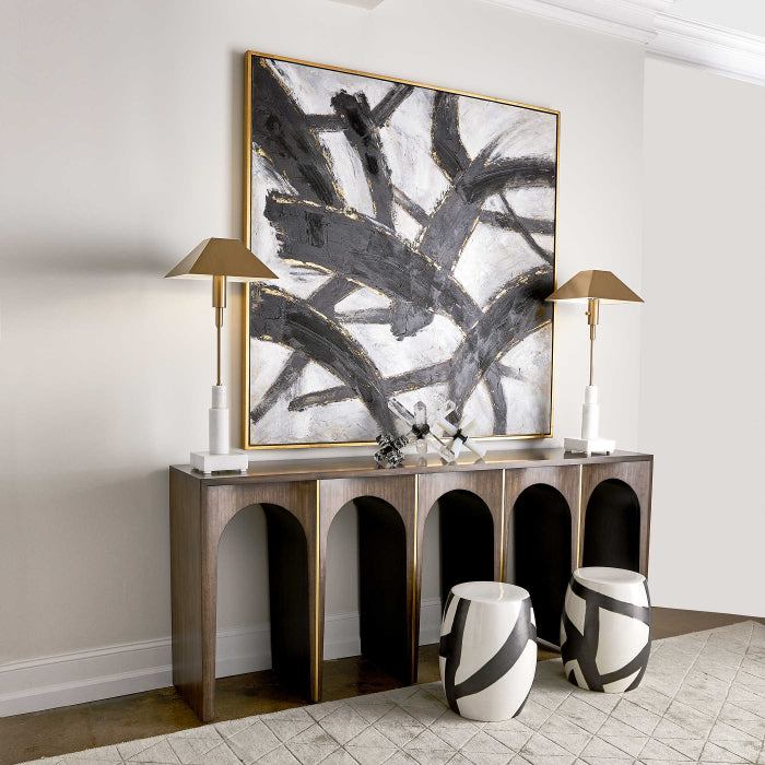 Uttermost Slash Hand Painted Canvas