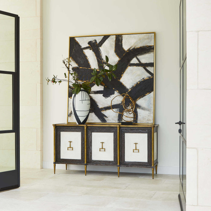 Uttermost Slash Hand Painted Canvas