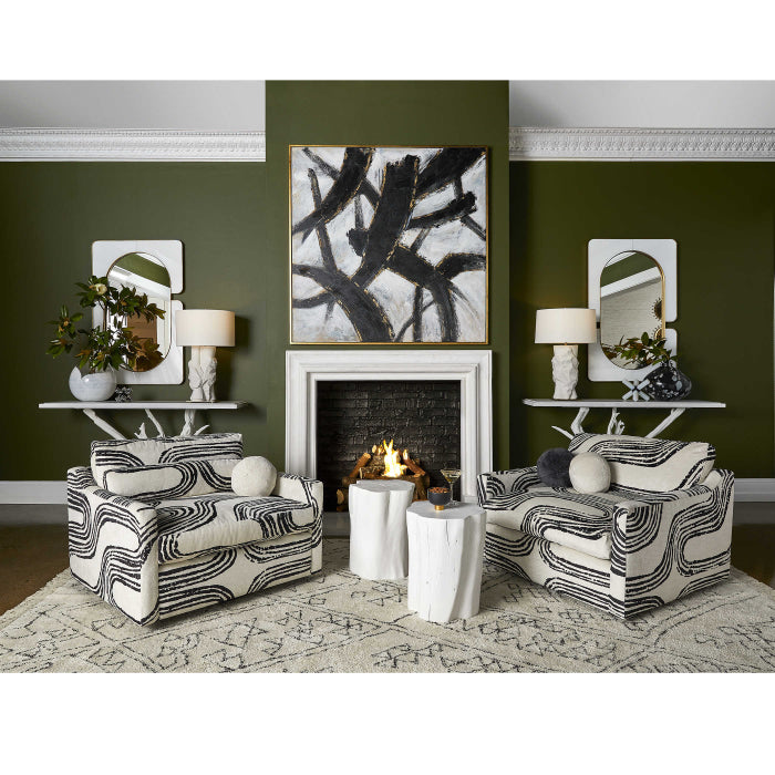 Uttermost Slash Hand Painted Canvas