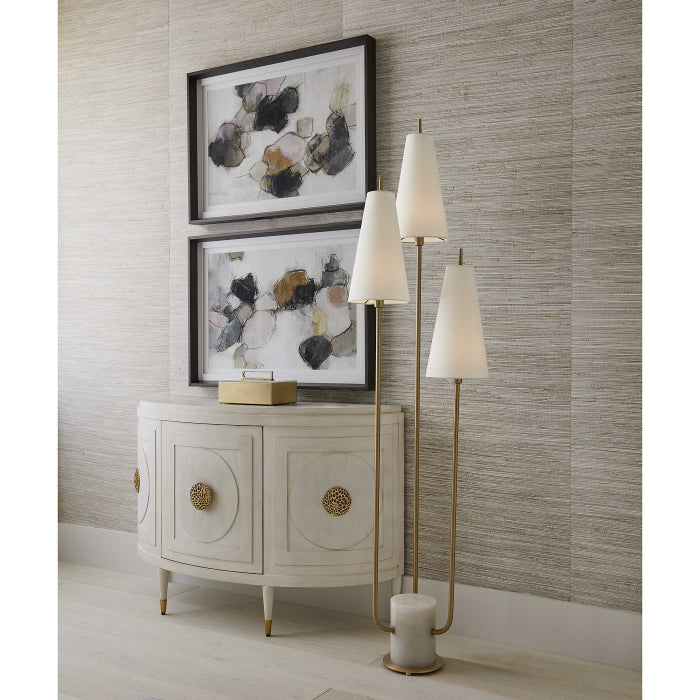 Uttermost Plunging Pastels Framed Prints, Set of 2