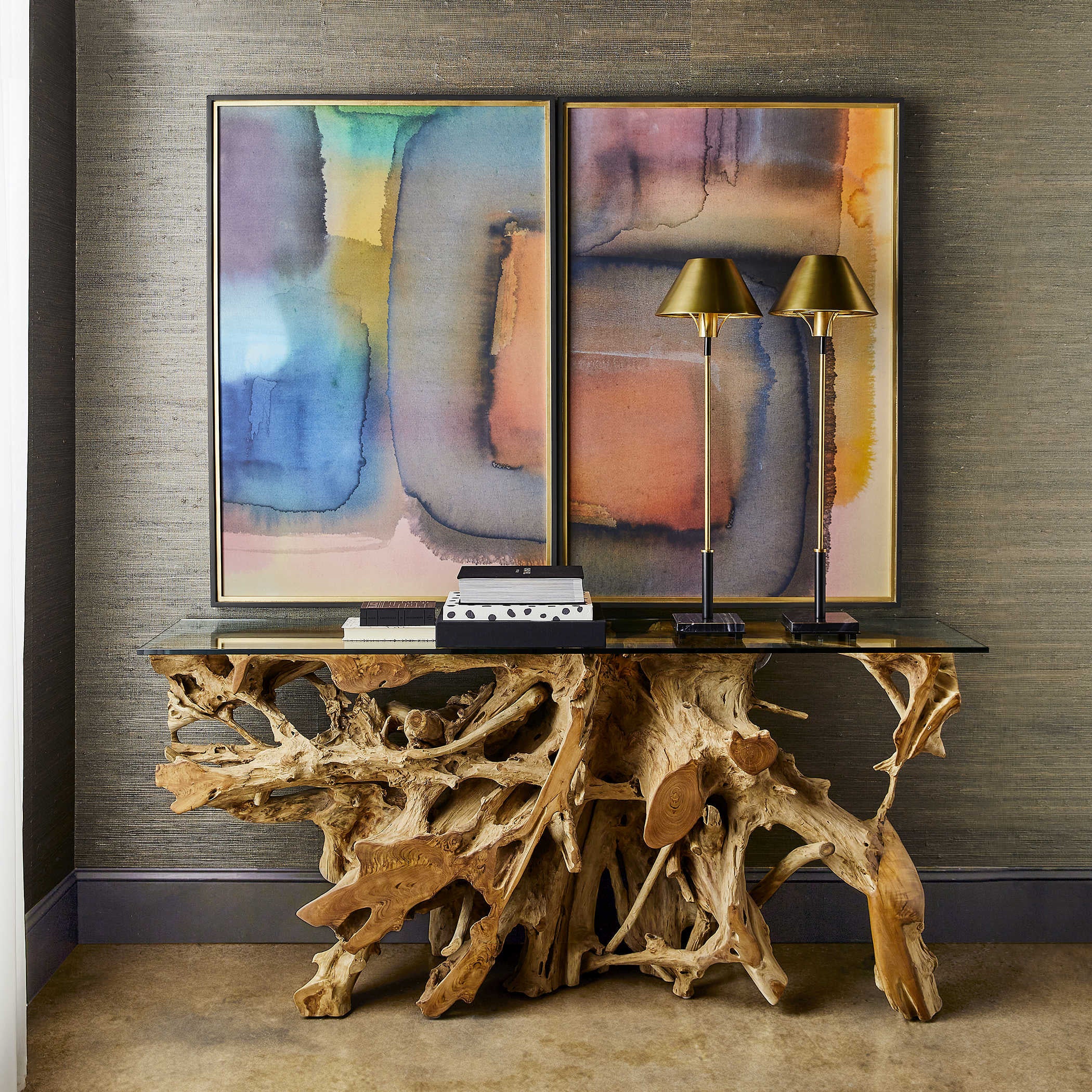 Uttermost Prismatic Set of 2 Framed Prints