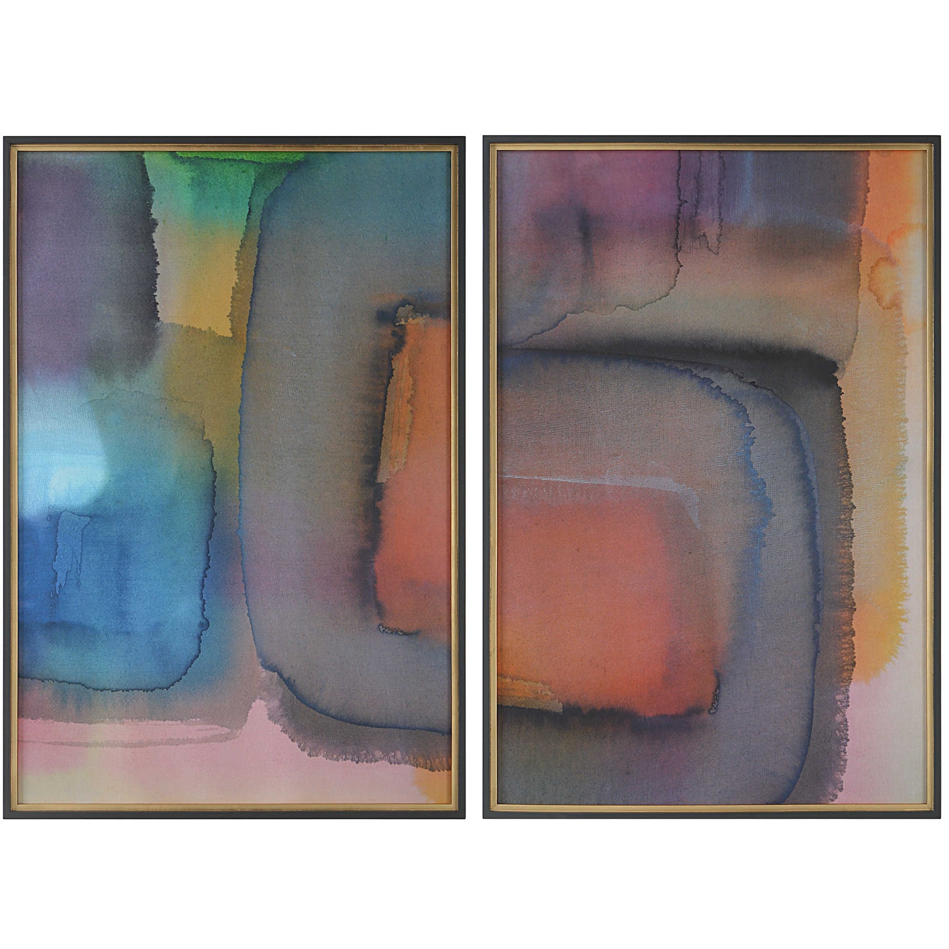 Prismatic Framed Prints, S/2