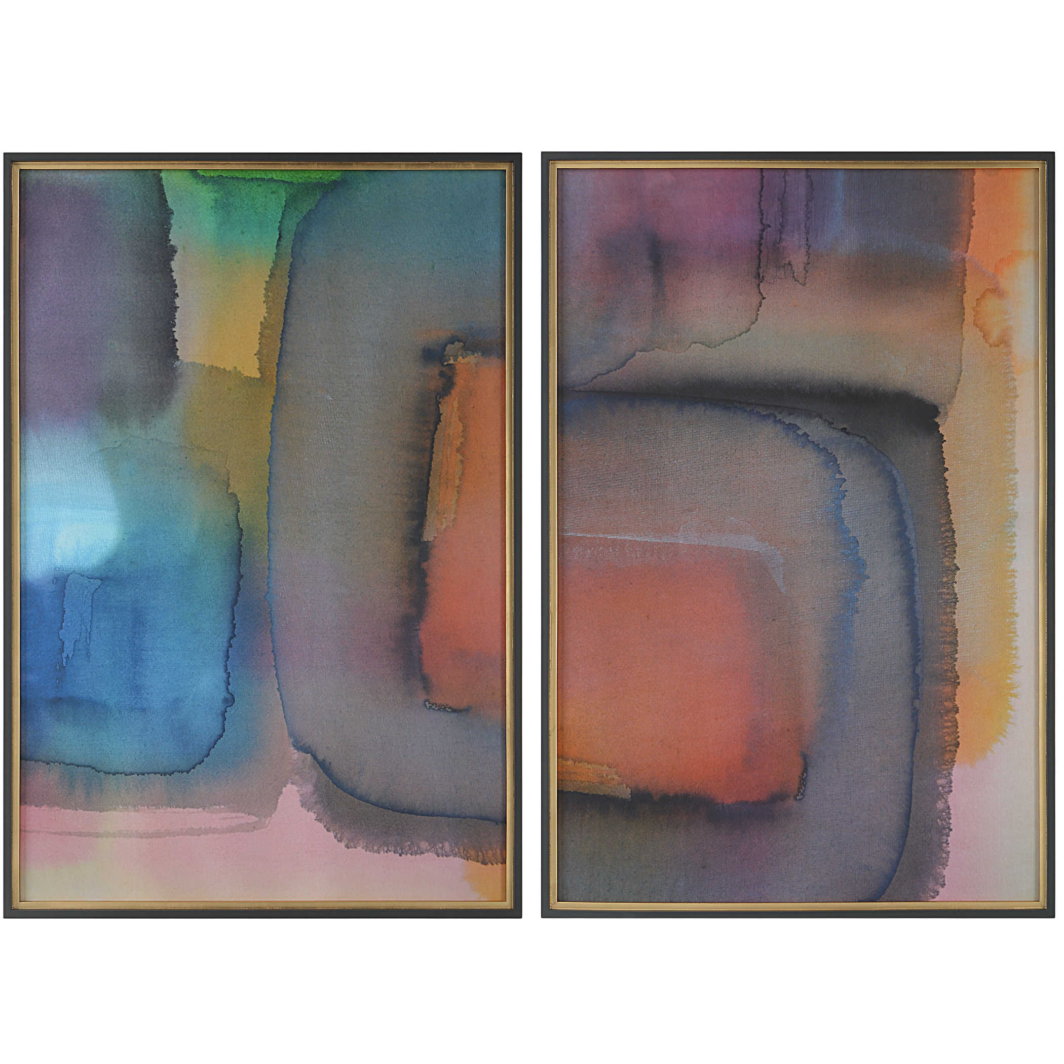 Prismatic Framed Prints, S/2