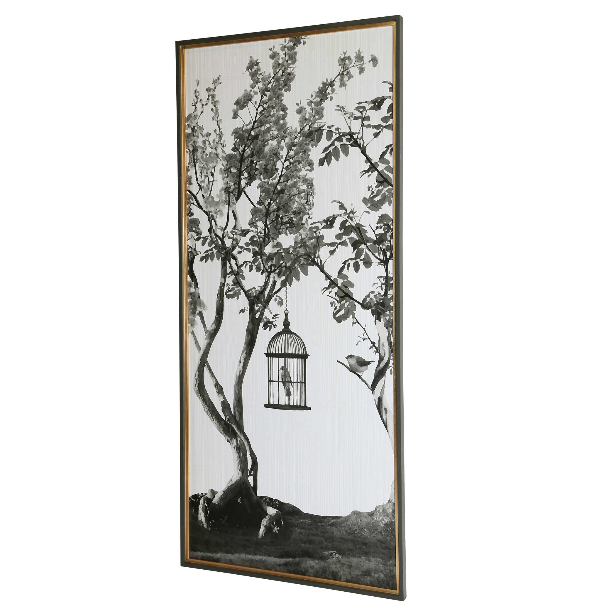 Uttermost Woodland Songbird Framed Print - Left