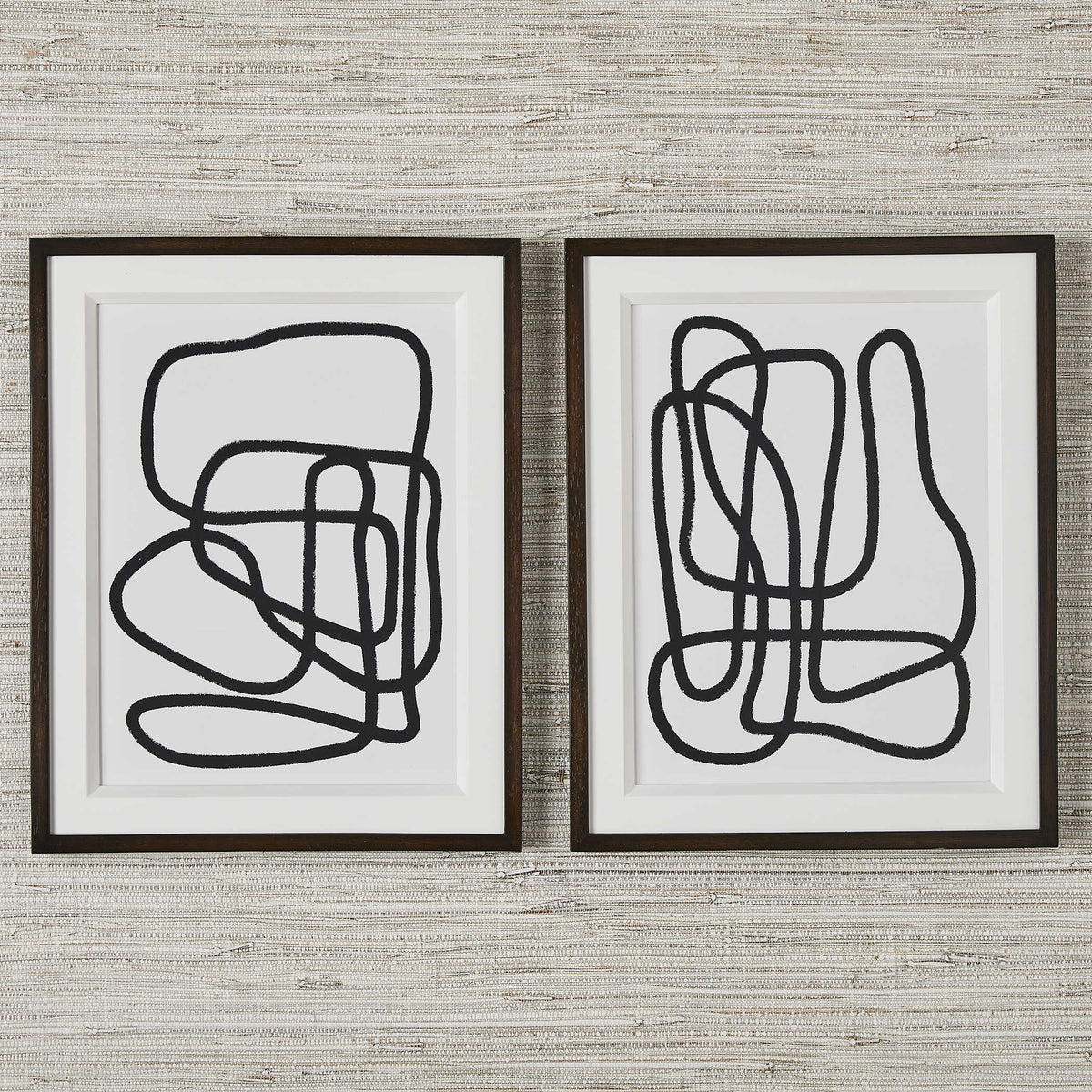 Uttermost Entangle Framed Prints, Set of 2