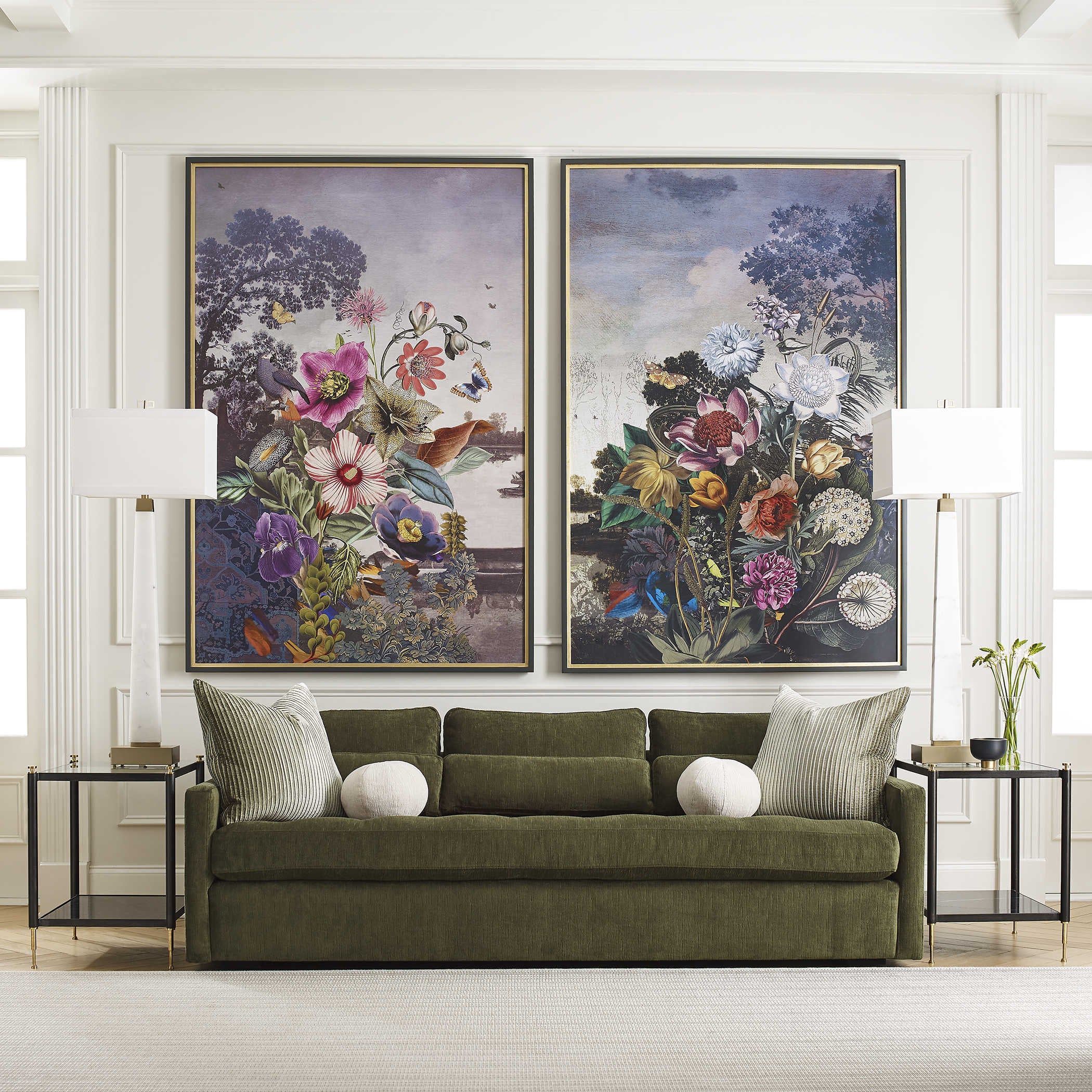 Uttermost Serene Garden Fantasy Framed Print