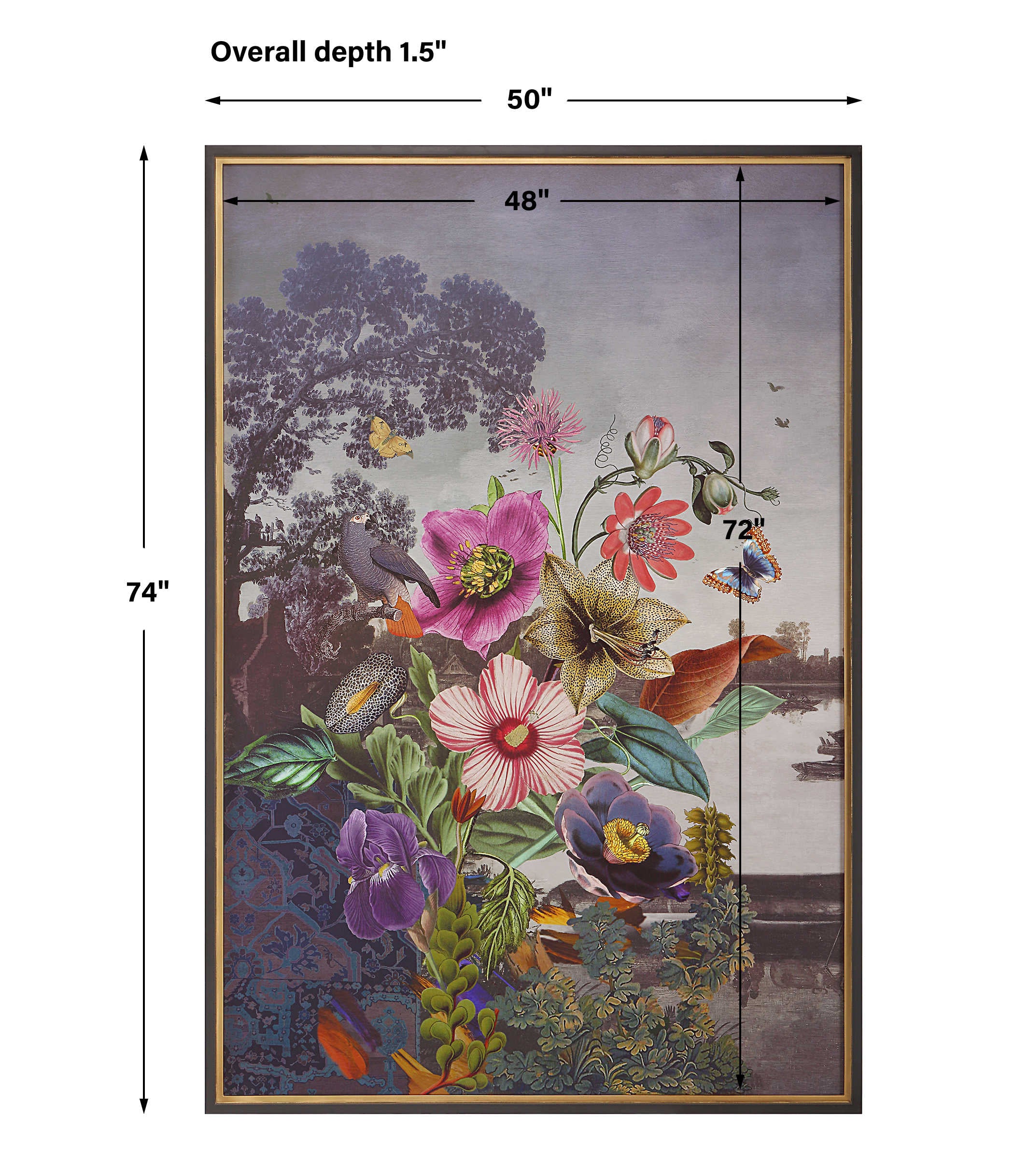 Uttermost Serene Garden Fantasy Framed Print