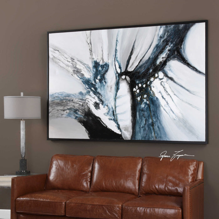 Uttermost Go With The Flow Hand Painted Canvas
