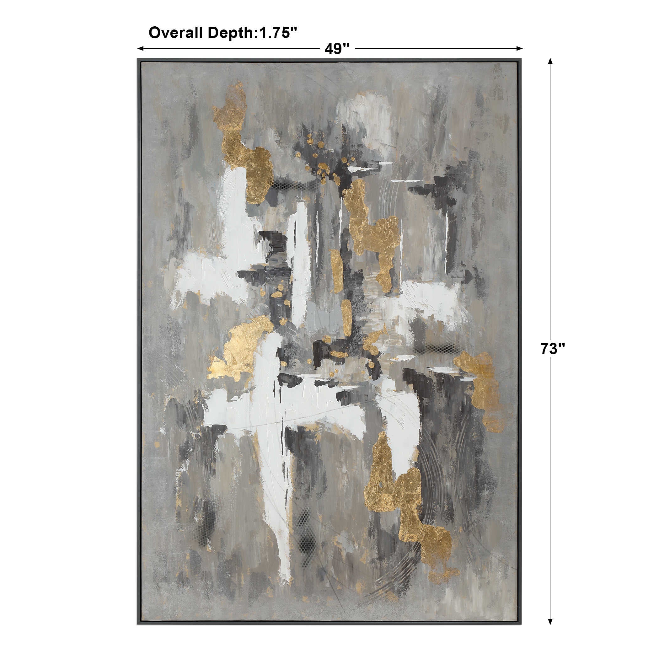 Uttermost Crossover Hand Painted Canvas