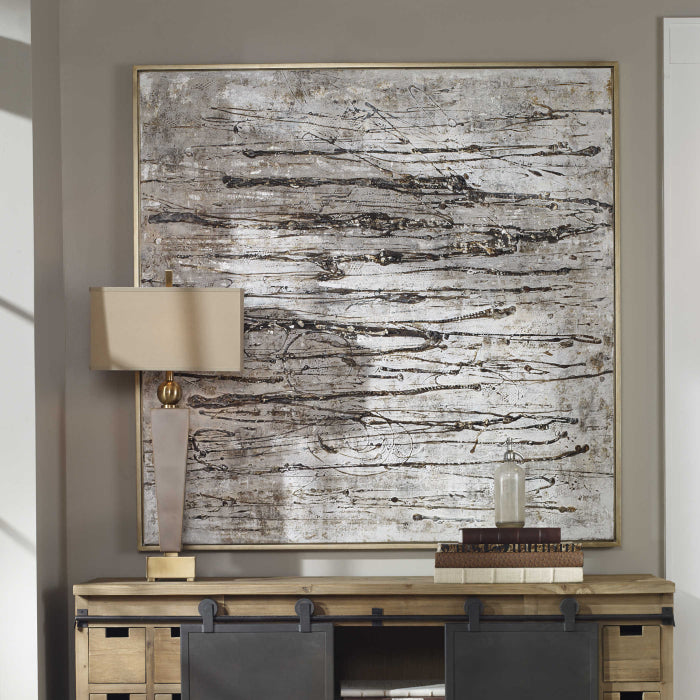 Uttermost Scribbles Hand Painted Canvas