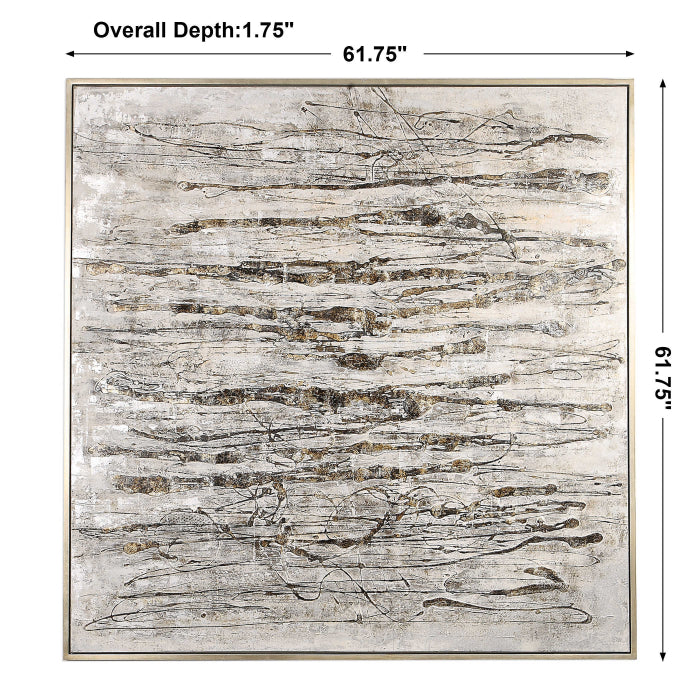 Uttermost Scribbles Hand Painted Canvas