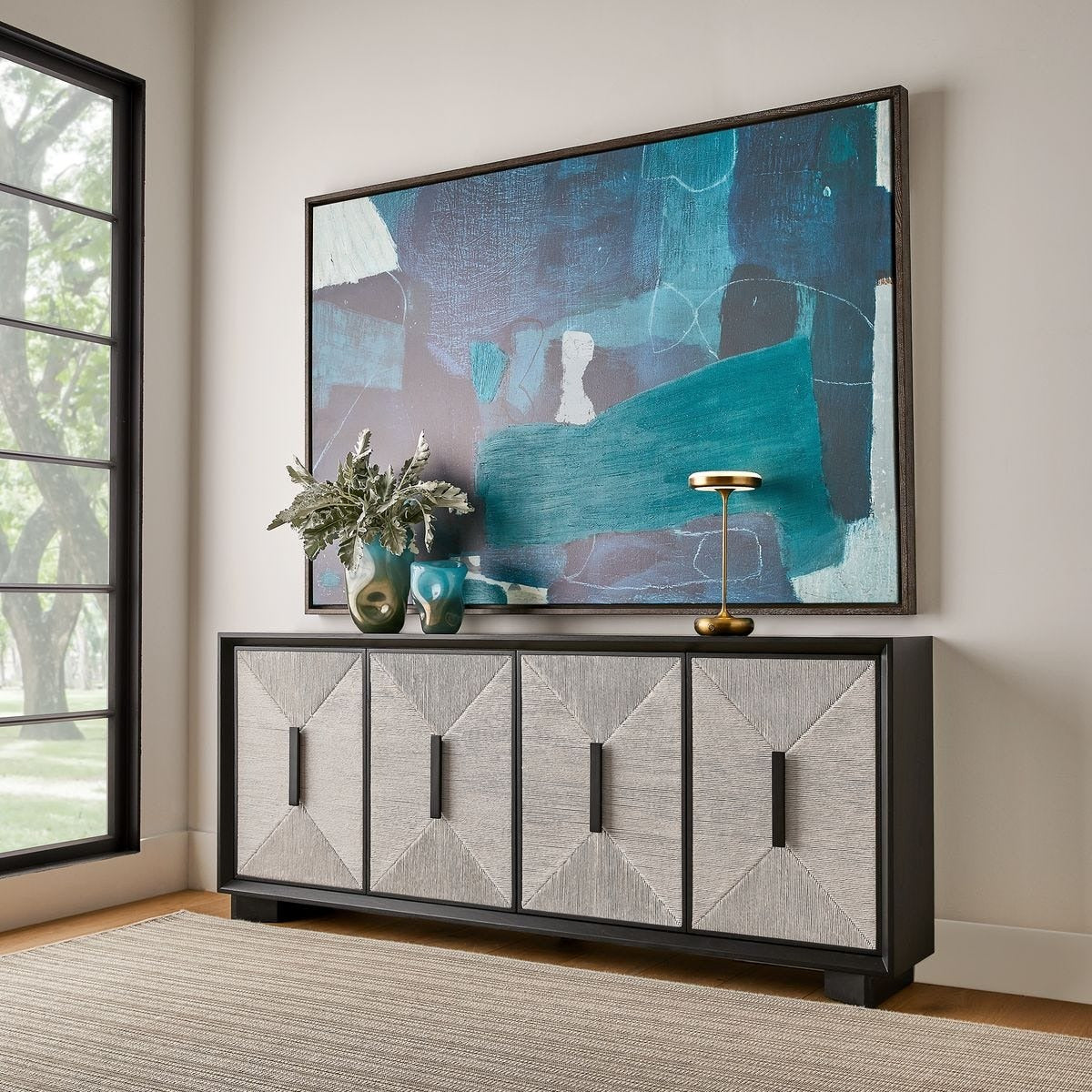 Uttermost Show Me The Ropes 4 Door Cabinet