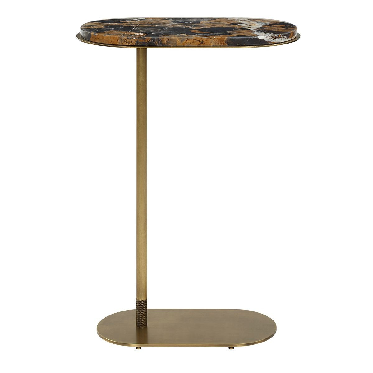 Uttermost Lozenge Accent Table in Michelangelo Marble