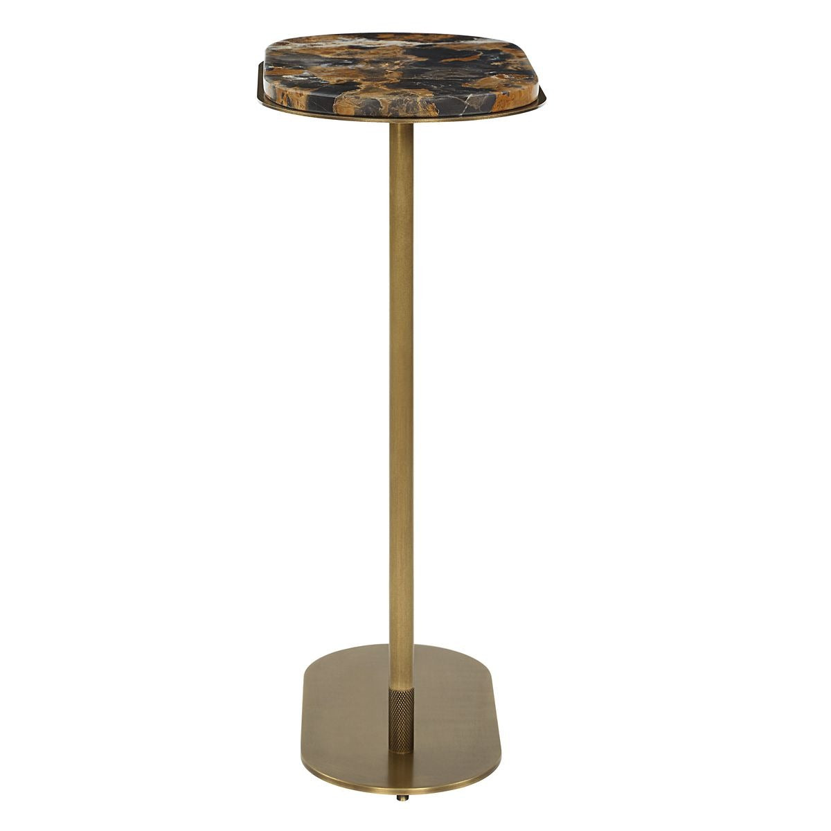 Uttermost Lozenge Accent Table in Michelangelo Marble