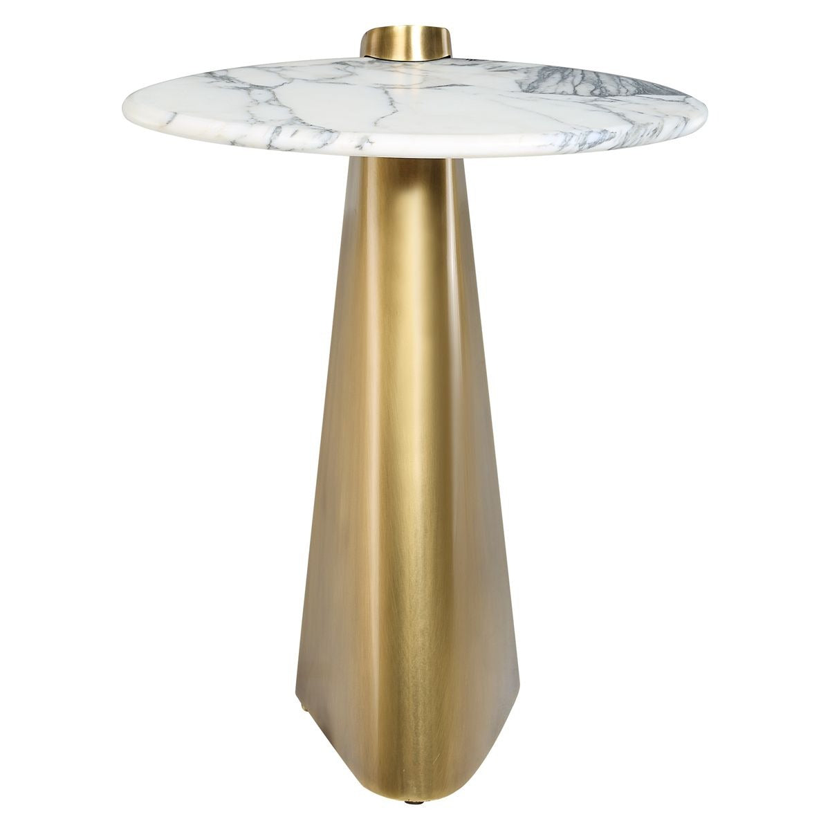 Uttermost Strum Accent Table in Arabescato Marble