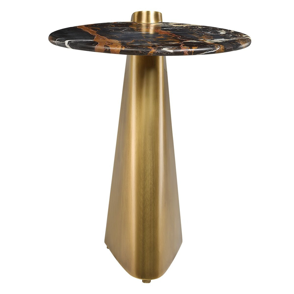 Uttermost Strum Accent Table in Michelangelo Marble