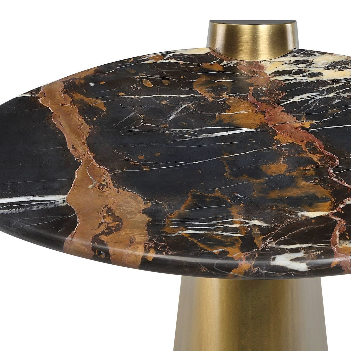 Uttermost Strum Accent Table in Michelangelo Marble