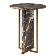 Joist Accent Table in Michelangelo Marble