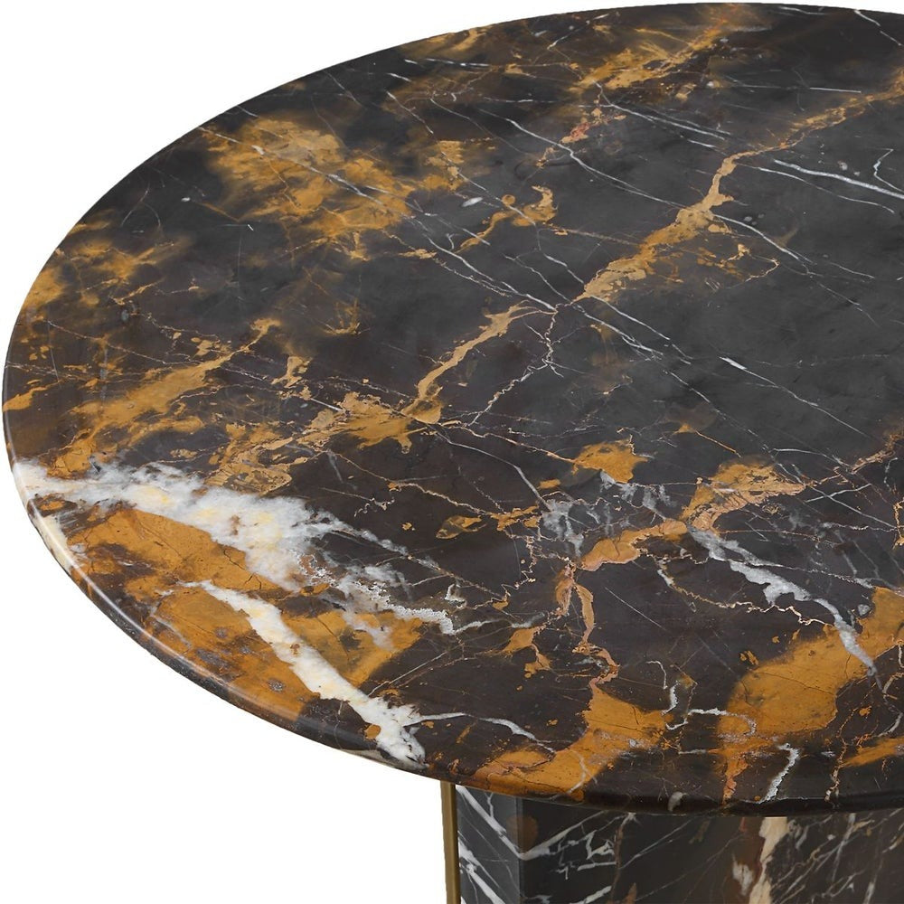 Uttermost Joist Accent Table in Michelangelo Marble