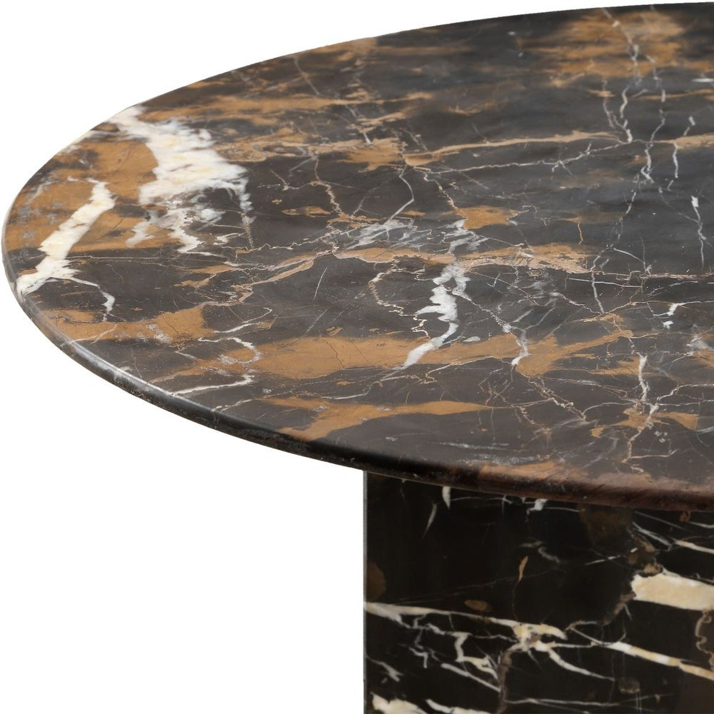 Uttermost Joist Accent Table in Michelangelo Marble