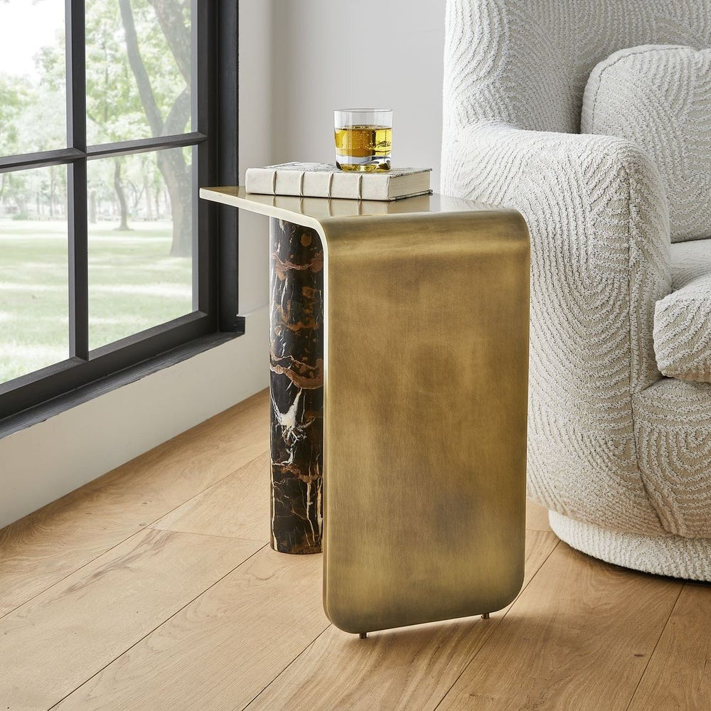 Uttermost Pillar of Strength Accent Table